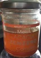 Mängden socker i Miele di acacia e zenzero