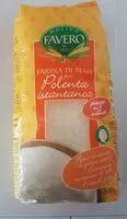 Mängden socker i Farina di mais per polenta istantanea