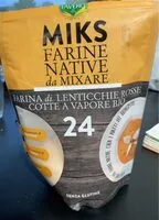 Mängden socker i Farina di lenticchie rosse cotte a vapore