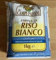 Mängden socker i Farina di riso bianco