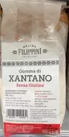 Mängden socker i Gomma di Xantano
