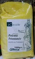Mängden socker i Polenta Instantanée