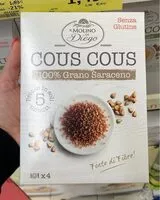 Mängden socker i Cous cous grano saraceno