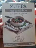 Mängden socker i Zuppa del contadino