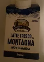Mängden socker i Latte fresco di montagna