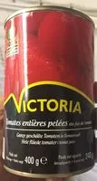 Mängden socker i Tomates entières pelées au jus de tomate