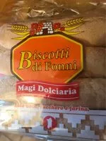 Mängden socker i Biscotti di fonni