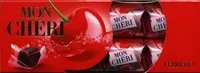 Mängden socker i Bouchées Mon Chéri Liqueur cerise x16 - 168g