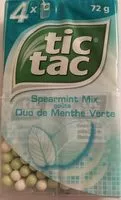 Mängden socker i Tic Tac goûts Spearmint Mix