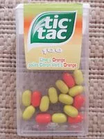 Mängden socker i Tic Tac lime & orange