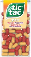 Mängden socker i Bonbons Tic Tac x100 pastilles CERISE FRUIT DE LA PASSION -49g