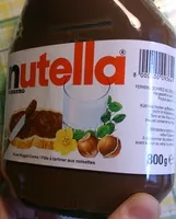 Mängden socker i Nutella