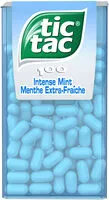 Mängden socker i Bonbons Tic Tac 100 pastilles menthe extra fraiche - 49g