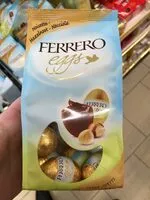 Mängden socker i Ferrero eggs noisette