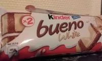Mängden socker i Kinder Bueno White