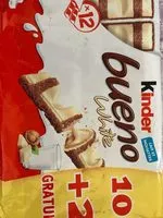 Mängden socker i Kinder bueno white