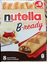 Mängden socker i Nutella B-ready