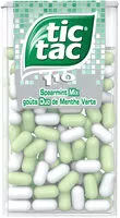 Mängden socker i Tic Tac menthe verte x110 pastilles