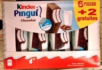 Mängden socker i Pingui chocolat