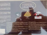 Mängden socker i Ferrero collection 