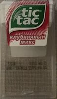 Mängden socker i tic tac starwberry mix