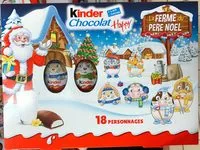 Mängden socker i Kinder Chocolat Happy La Ferme du Père Noël