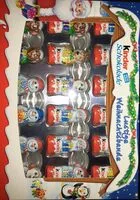 Mängden socker i Kinder Schokolade Lustige Weihnachtsbande