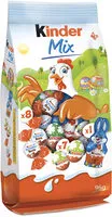 Mängden socker i Kinder mix 96g sachet de