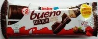 Mängden socker i Kinder bueno dark