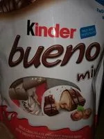 Mängden socker i Kinder Milk and Hazelnuts Bueno Mini 86.4G
