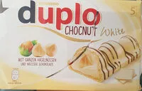 Mängden socker i Duplo choconuts white