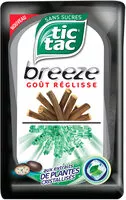 Mängden socker i Tic Tac Breeze goût réglisse