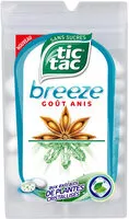 Mängden socker i TIC TAC BREEZE goût anis
