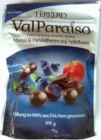 Mängden socker i Feine Schoko-Frucht-Perlen Maqui & Heidelbeere auf Apfelbasis