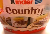 Socker och näringsämnen i Kinder country