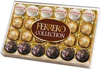 Mängden socker i Ferrero Collection