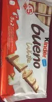 Mängden socker i Kinder Bueno White