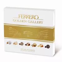Mängden socker i Ferrero golden gallery assortiment de chocolats boite de 42 bouchees