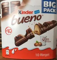 Mängden socker i Kinder Bueno
