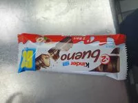 Mängden socker i Bueno Milk and Hazelnuts Bars 2 x (43g)