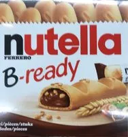 Mängden socker i NUTELLA B-READY biscuits 440g paquet de 20 pièces
