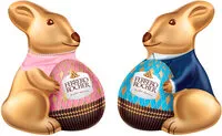 Mängden socker i Pâques ferrero rocher moulage lapin chocolat au lait avec eclats de noisettes
