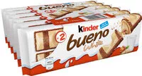 Mängden socker i Kinder Bueno White Chocolat Blanc x6
