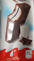 Mängden socker i Kinder pingui gouter frais genoise avec chocolat noir extra, fourree lait et cacao t6 pack de 6 etuis