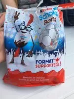 Mängden socker i Kinder schokobons sachet