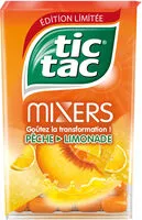 Mängden socker i Tic Tac Mixer peche limonade