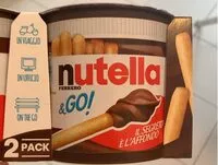 Mängden socker i Nutella & Go!