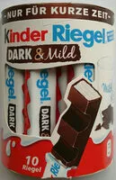 Mängden socker i Riegel Dark & Mild
