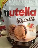 Mängden socker i Ferrero- Nutella Biscuits Resealable Bag, 304g (10.7oz)