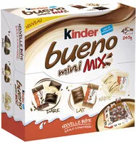 Mängden socker i Kinder bueno mini mix